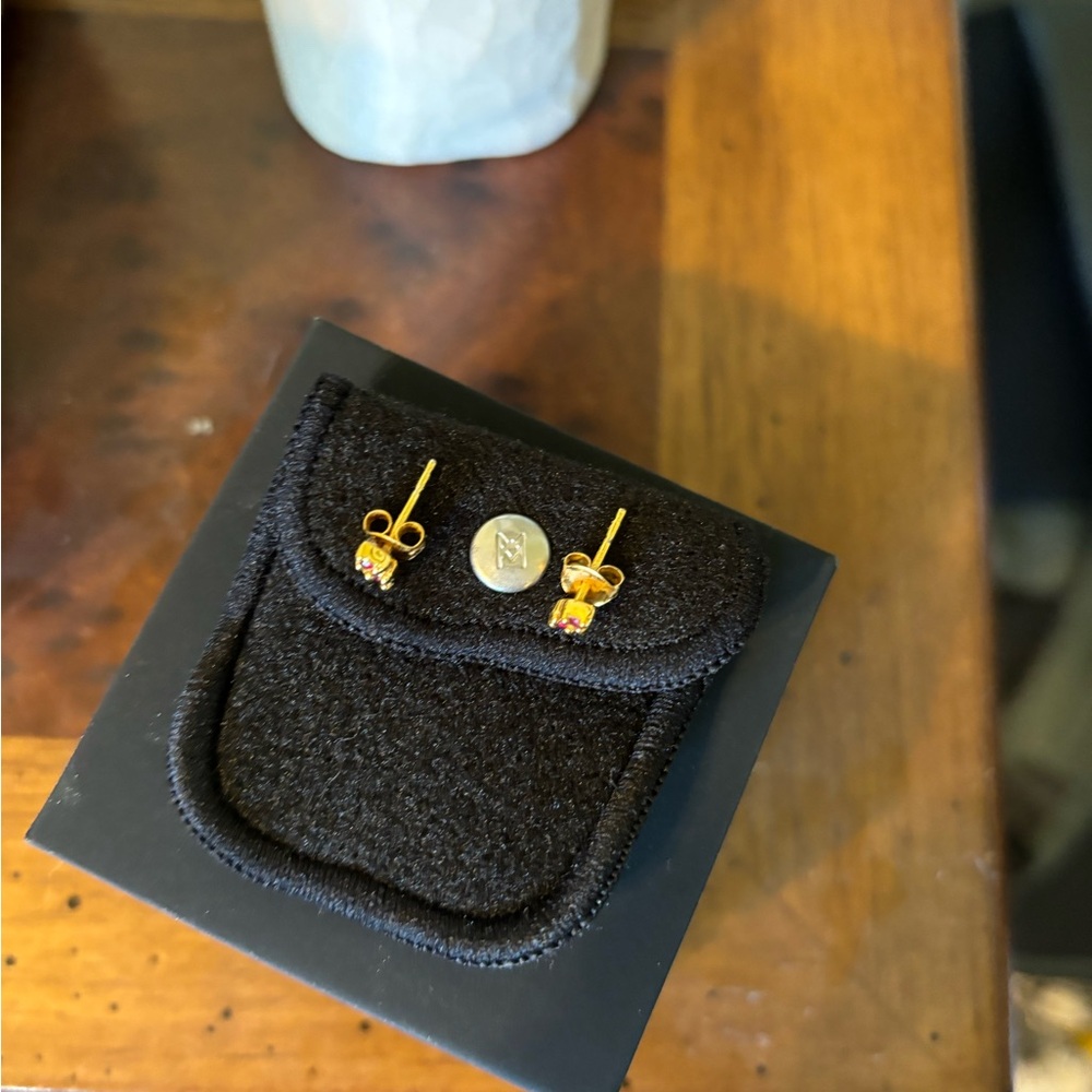 Missoma post earrings